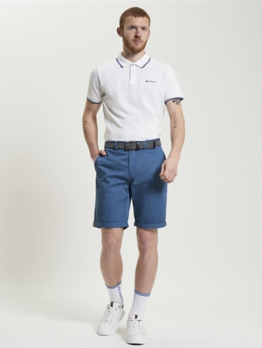 $99 Ben Sherman Mens Signature Chino Shorts